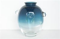 Art Glass Vase Signed Michael