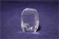 Swarovski Crystal Horses Paperweight