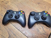 2 XBOX 360 Cordless Controllers #CS Untested