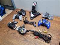 Various GAME Controllers + Cords #CS Untested