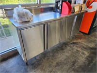 78" Stainless Storage Cabinet