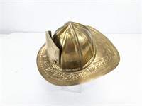 Brass Firefighter Helmet