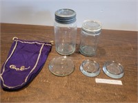 Antique Crown Jars(pre.1929) Magnifying Lens ++