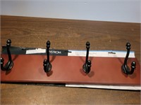NEW Stylish Wrought Iron Coat Hook Rack