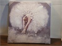 Ballerina Canvas Picture - Painting @24.5inWx24inH