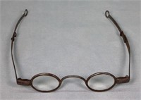 18th C. Sliding Temple Spectacles