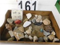 Box Of Fossils And Rocks
