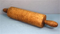 19th C. Large Turned Wood Rolling Pin