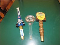 (3)Beer Tap Tapper handle.