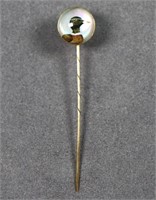 14K Gold Essex Crystal Stick Pin