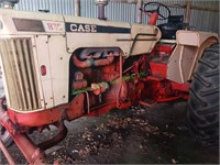 Case 830 tractor, diesel, wide front,