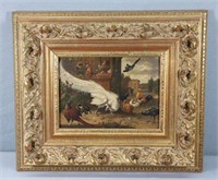 19th C. Oil on Wood Panel Dutch Master Painting