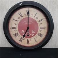 Large Round Plastic Wall Clock
