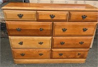 9 Drawer Wooden Dresser