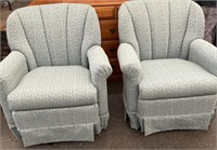 Pair of Vintage Swivel Chairs