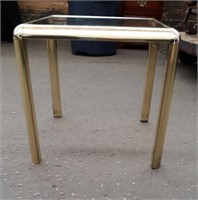 Gold Accent Side Table