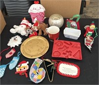 Box- Christmas Tree Ornaments, Stuffed Animals,etc