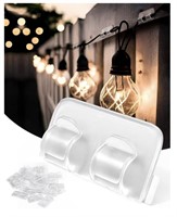 New 34pcs Hooks for Outdoor String Lights Clips: