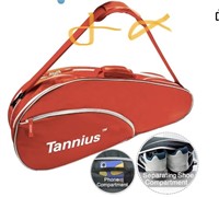 New - Tannius  Racket Tennis Bag, with Shoe &