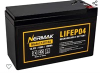 Used NERMAK 12V 10Ah Lithium LiFePO4 Deep Cycle