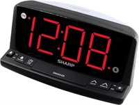 SHARP LED Digital Alarm Clock – Simple Operation -