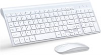 Wireless Keyboard and Mouse Ultra Slim Combo, TopM