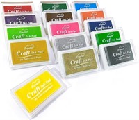 30 Colors Craft Ink Pads, Finger Stamp Pad, for Wa