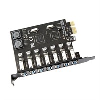 WINTI PCI-e to USB 3.0 Card 5Gbps Controller for 8