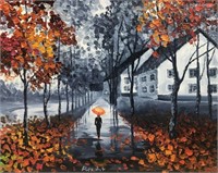 “In Love With Fall16x20Original Painting-Antanenka