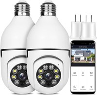 Bulb Security Camera Wireless Outdoor Indoor 2.4G/