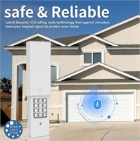 Garage Door Keypad Wireless Keyless Entry Keypad W