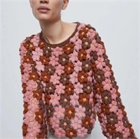Zara Crochet Floral Sweater + Magic Crochet Coat