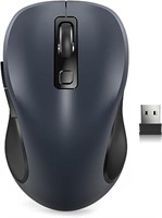 Trueque Wireless Mouse for Laptop, 2.4GHz Ergonomi
