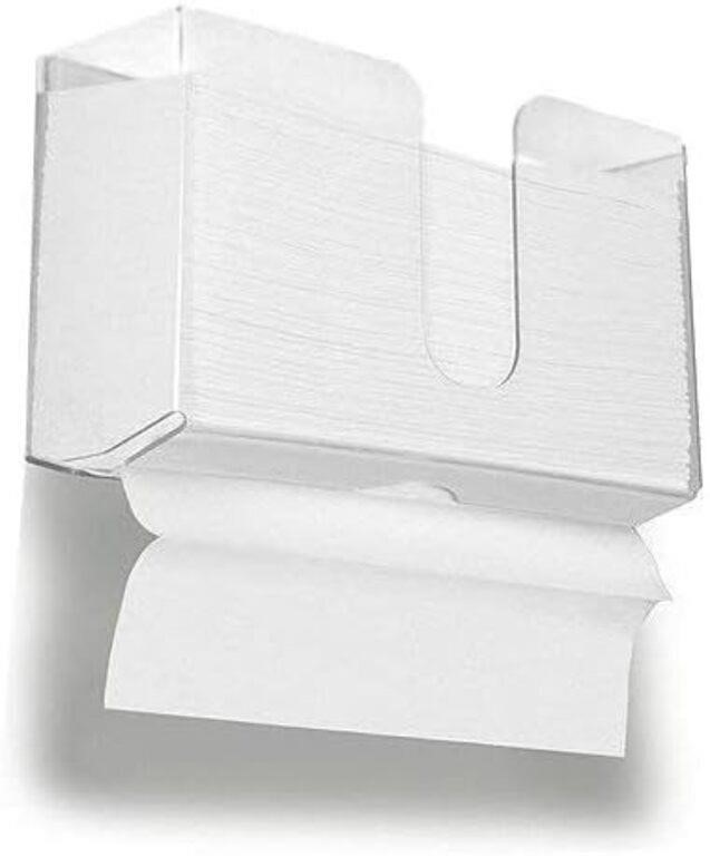 HIIMIEI Acrylic Paper Towel Dispenser Wall Mount f