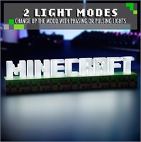 Paladone Minecraft Logo Light - Battery or USB Op
