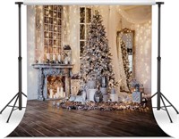 WOLADA 10x10ft Christmas Backdrop for Photography