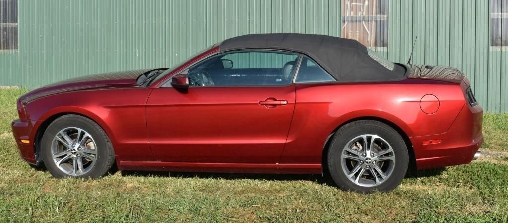 2014 Ford Mustang Premium Convertible, 3.7L V6 6sp