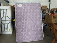 Full mattress, box springs and frame