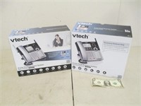 2 VTech 4-Line Small Business Phone Systems