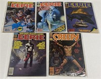 (QR) Eerie Magazine No. 96, 112, 118, and 138 and