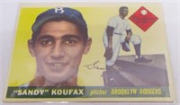 Topps 123 Sandy Koufax Card READ THIS LISTING