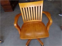 Wood office chair