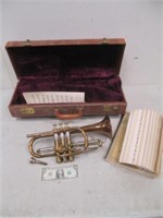 Vintage E.E. Olds & Son Recording Trumpet in