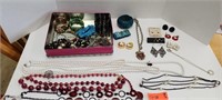 Assorted Costume Jewelry - Bracelets, Earrings,
