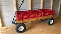 Speedway Express extra long red wagon - New