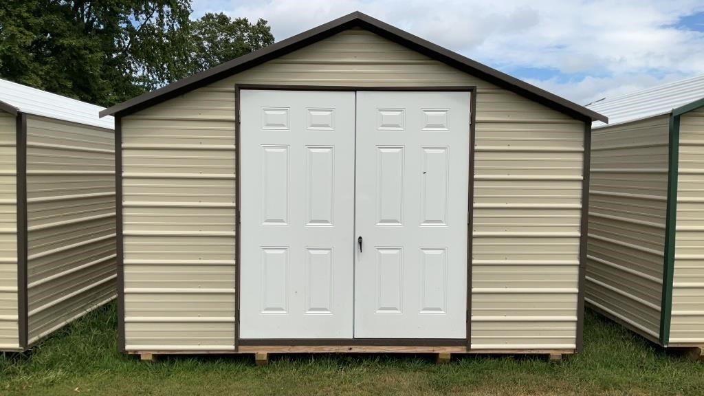 12 x 20 Value Shed with double doors - New