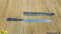 INOX COLLECTOR'S Knife/Scabbard . Very Good. Ornat