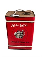 ALFA-LAVAL VACUUM PUMP OIL 1 IMPERIAL GALLON TIN