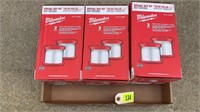 Milwaukee lot of 3 shop vac filter sets