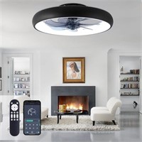 Femony Ceiling Fans with Light,20" Dimmable Moder